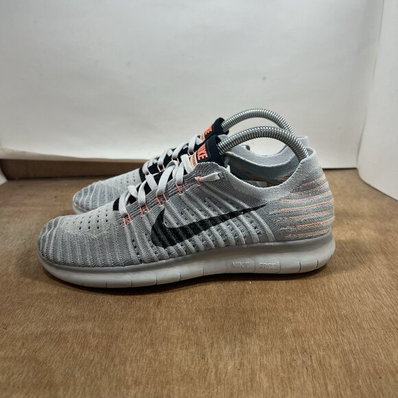 Nike Shoes Women Size 8.5 831070-005 Free RN Flyknit Lace Up Running Athletic - Picture 3 of 9